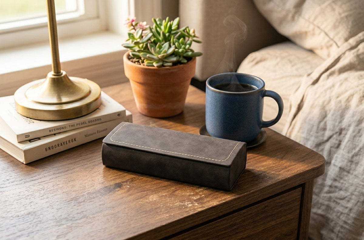 Core Collective™ Hardshell Glasses Case — Onyx Black