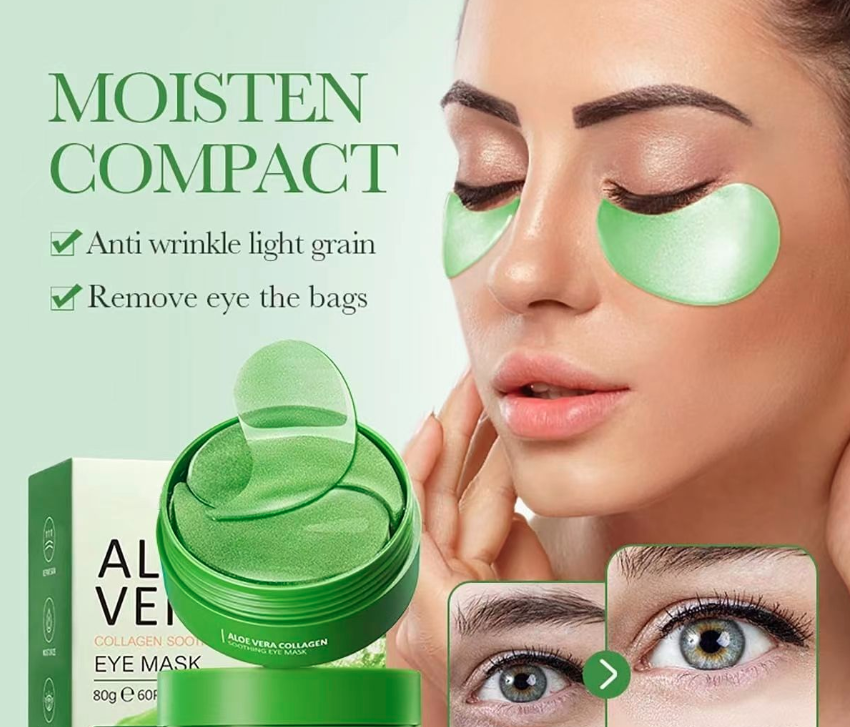 CCollective™ - Aloe Collagen Eye Mask – Hydrating & Firming Under Eye Patches (60pcs)