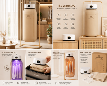 WarmDry™ Portable Foldable UV Dryer