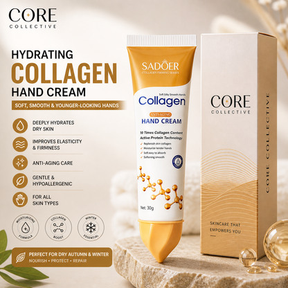 Hydrating Collagen Hand Cream – Anti-Aging Moisturizer for Soft, Smooth Winter Hands