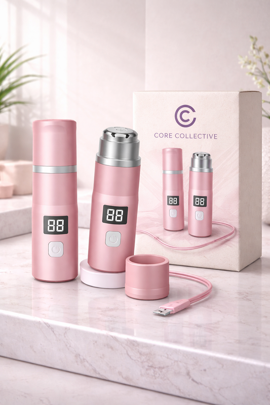 CCollective™ Rechargeable Lipstick Shaver – Portable Facial & Body Hair Remover for Women & Men