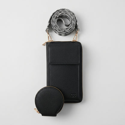 Core Collective™ Crossbody Sling Phone + Purse — Black
