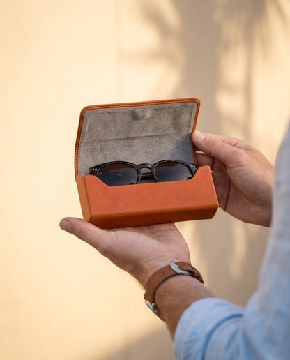 Core Collective™ Hardshell Glasses Case — Garnet Red