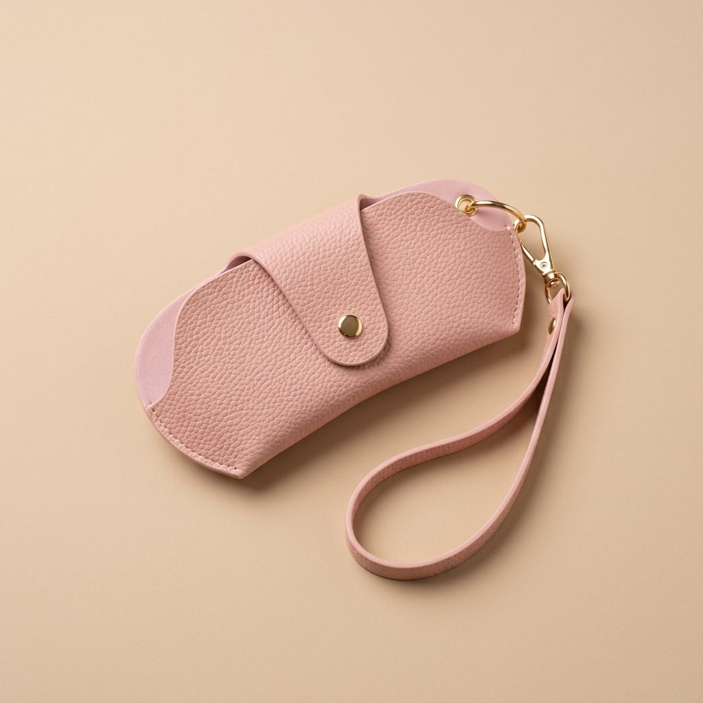 Core Collective™ Clip-On Glasses Pouch — Sakura Pink