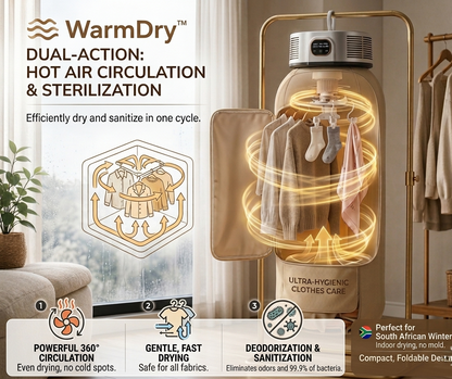 WarmDry™ Portable Foldable UV Dryer