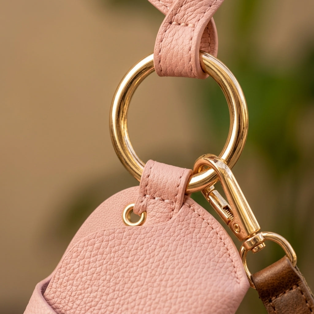 Core Collective™ Clip-On Glasses Pouch — Sakura Pink
