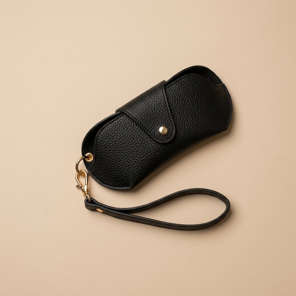 Core Collective™ Clip-On Glasses Pouch — Black
