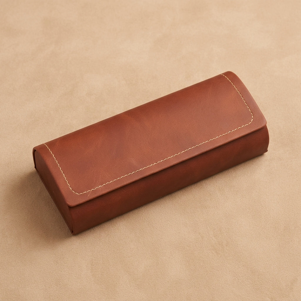 Core Collective™ Hardshell Glasses Case — Garnet Red