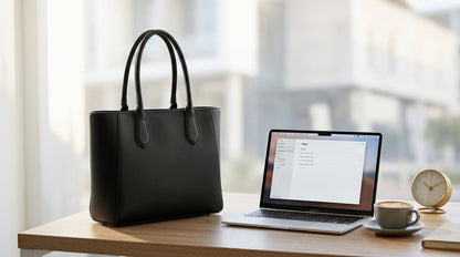 The Executive Tote with Matching Clutch