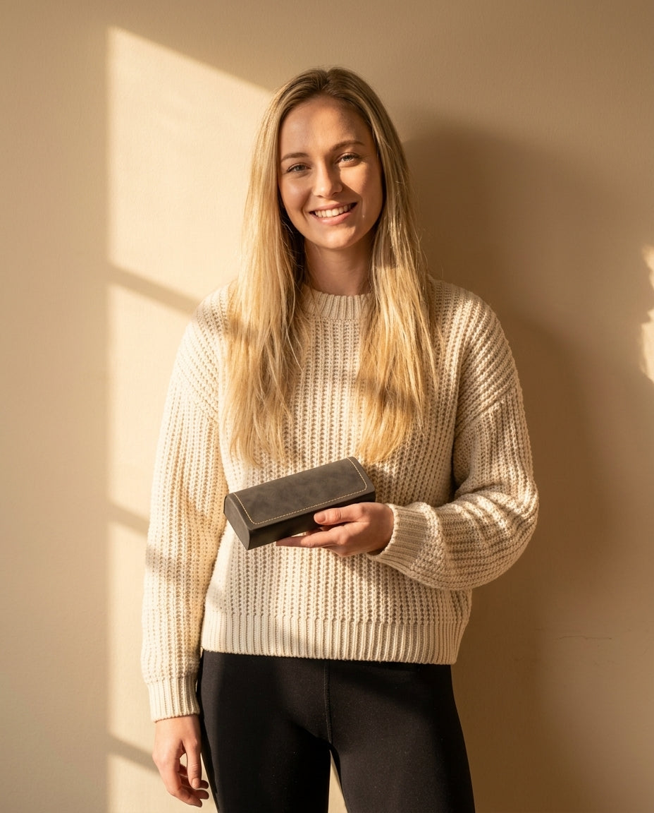 Core Collective™ Hardshell Glasses Case — Onyx Black