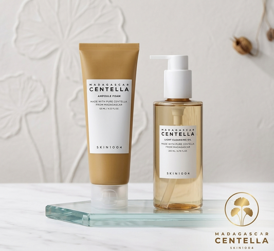 Madagascar Centella Double Cleansing Duo – Gentle Oil & Foam Cleanser Set for Clear, Calm Skin