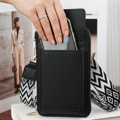 Core Collective™ Crossbody Sling Phone + Purse — Black