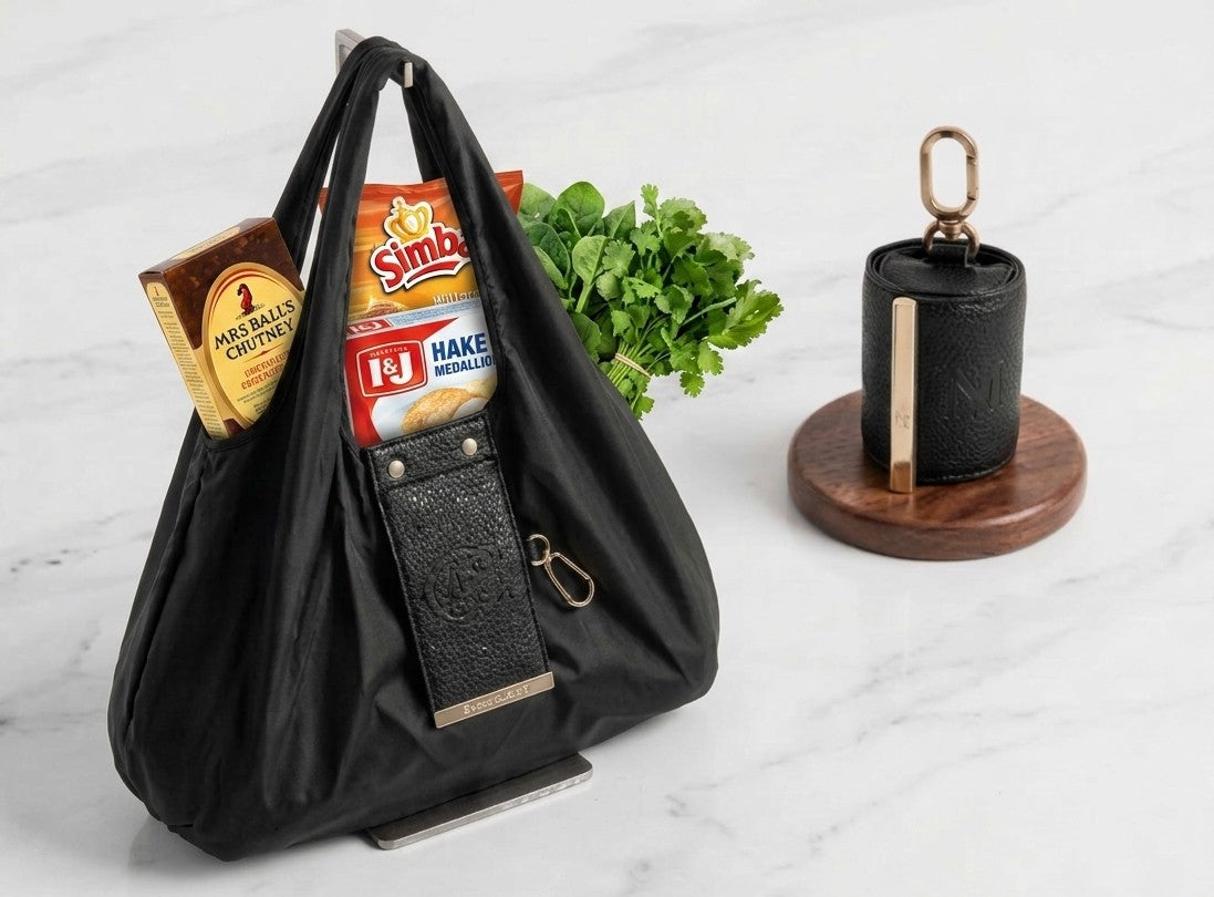 Core Collective™ Foldable Shopping Tote – Reusable Large-Capacity