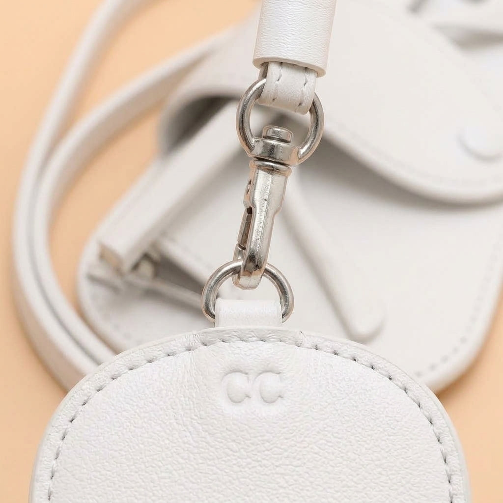 Core Collective™ Neck Lanyard Glasses Pouch - White