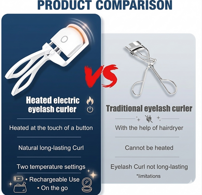 CCollective™ - Electric Eyelash Curler – Long-Lasting Heated Lash Curler for Instant Lift & Curl