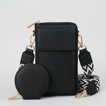 Core Collective™ Crossbody Sling Phone + Purse — Black
