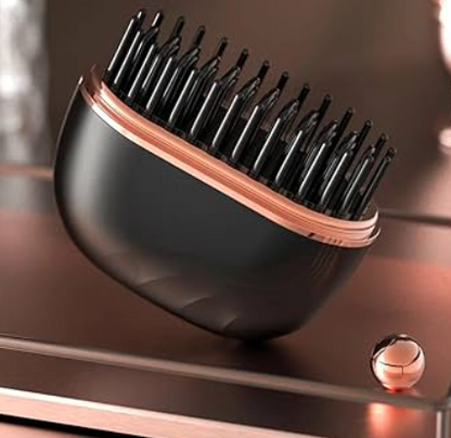 Compact Cordless Hair Straightening Comb – Pocket-Size USB Rechargeable Styling Brush