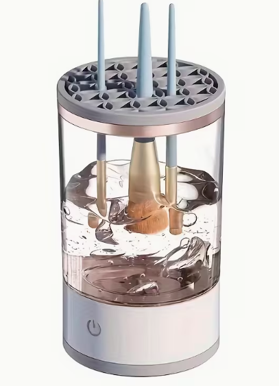 Portable Electric Makeup Brush Cleaner – USB Rechargeable Automatic Brush Washing Machine for Fast, Hygienic Cleaning