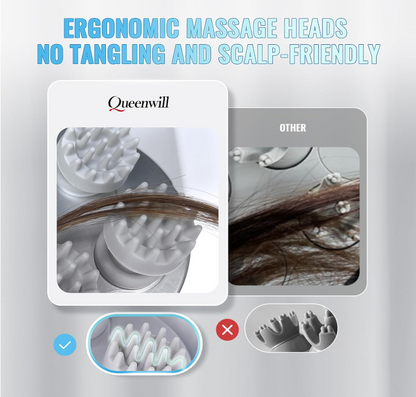 Electric Cordless Scalp Massager – 4-Mode Deep Cleansing, Hair Growth & Stress Relief