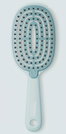 CCollective™ - Fast & Easy Hair Detangling Brush with Retractable Comb – Self-Cleaning Hair Brush