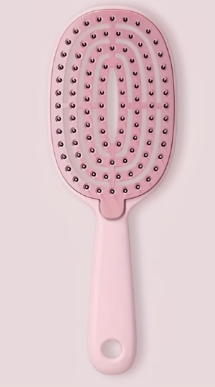 CCollective™ - Fast & Easy Hair Detangling Brush with Retractable Comb – Self-Cleaning Hair Brush