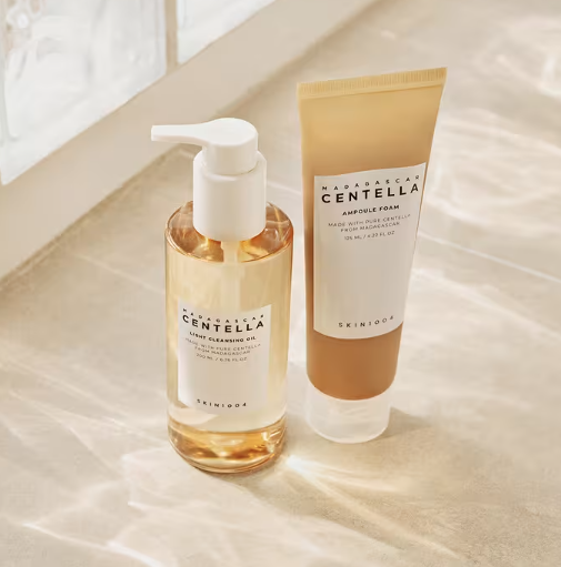 Madagascar Centella Double Cleansing Duo – Gentle Oil & Foam Cleanser Set for Clear, Calm Skin
