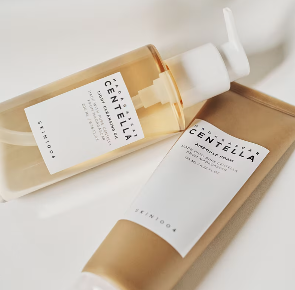 Madagascar Centella Double Cleansing Duo – Gentle Oil & Foam Cleanser Set for Clear, Calm Skin