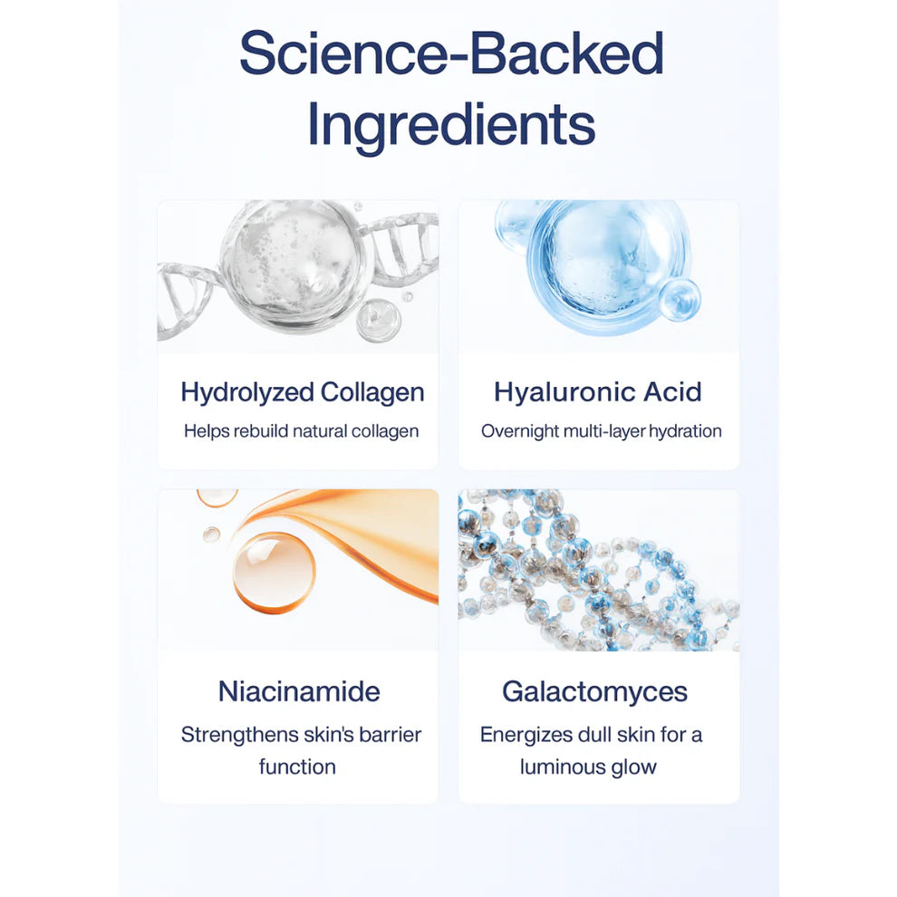 Bio-Collagen Face Masks (8-Pack) Deep Moisture • Firming • Glow Boost • All Skin Types