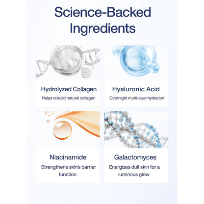 Bio-Collagen Face Masks (8-Pack) Deep Moisture • Firming • Glow Boost • All Skin Types