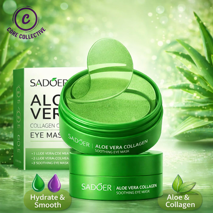 CCollective™ - Aloe Collagen Eye Mask – Hydrating & Firming Under Eye Patches (60pcs)