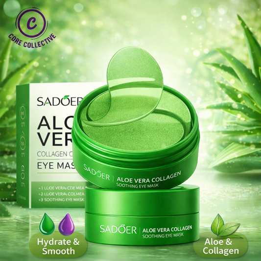 CCollective™ - Aloe Collagen Eye Mask – Hydrating & Firming Under Eye Patches (60pcs)