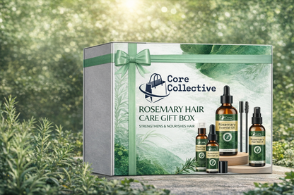 Rosemary Hair Care Gift Box – Natural Rosemary Oil & Hair Water Set for Hair Growth, Strengthening & Moisturizing | Lightweight Scalp Treatment | Summer Self-Care Gift