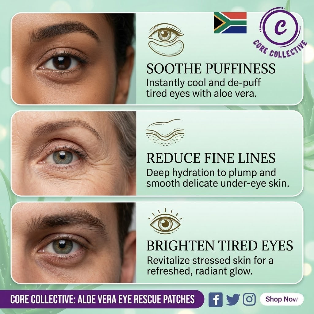 CCollective™ - Aloe Collagen Eye Mask – Hydrating & Firming Under Eye Patches (60pcs)