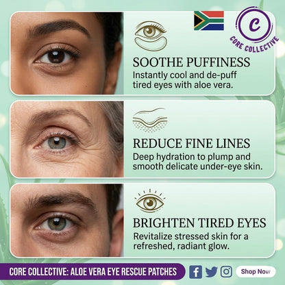 CCollective™ - Aloe Collagen Eye Mask – Hydrating & Firming Under Eye Patches (60pcs)