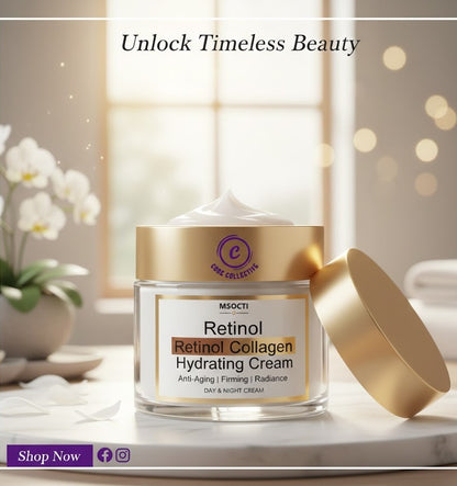 CCollective™ - Retinol Collagen Firming Cream – Day & Night Moisturiser - (50ml)